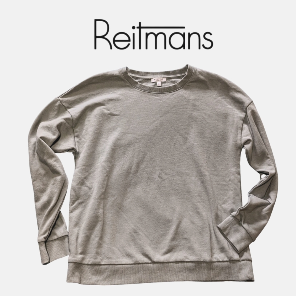 Reitmans grey crew neck, size small, GUC